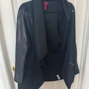 Spanx Faux Leather Convertible Jacket